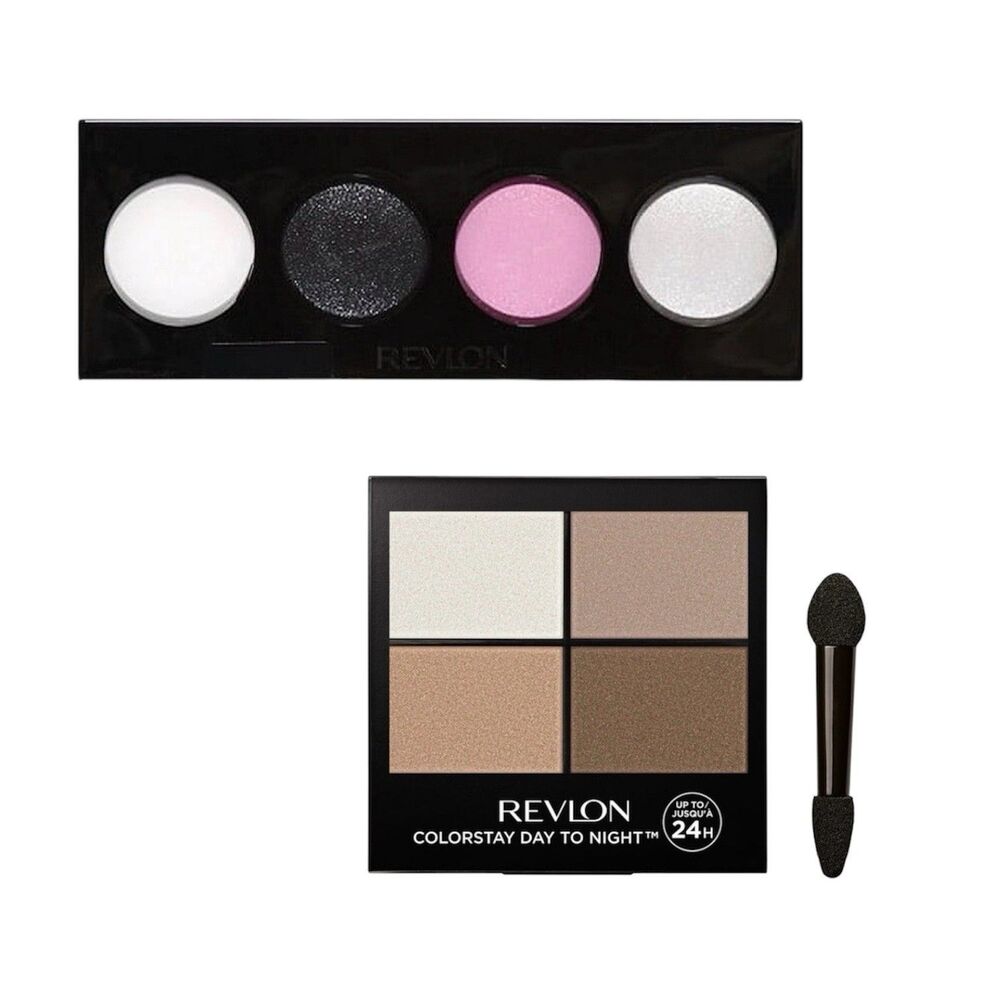 2x Revlon Eyeshadow Pallette 555 Moonlight and 711 Black Magic